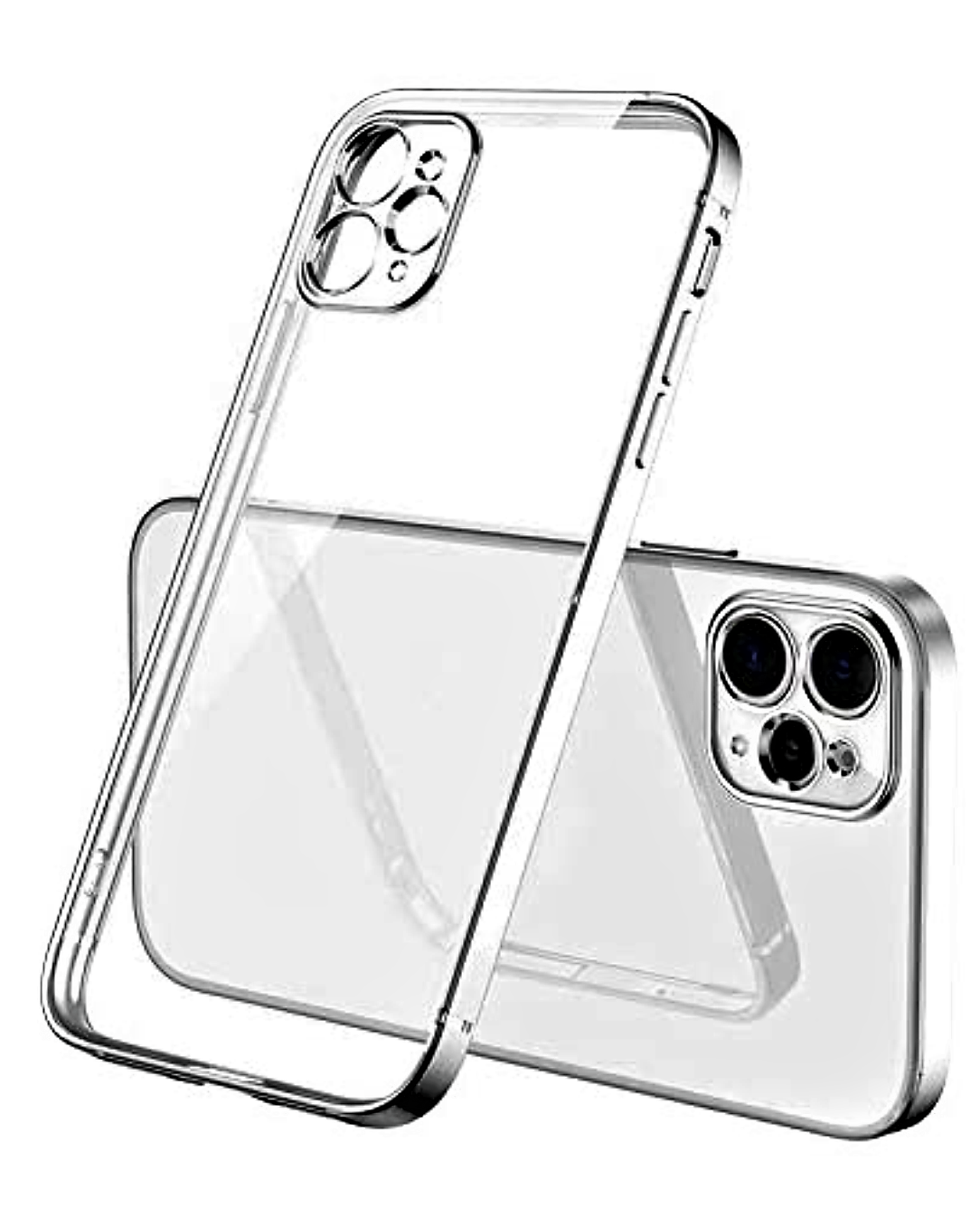 PACK X 6 Fundas De Siliconas Transparentes Para Celulares Iphone 12 Pro 