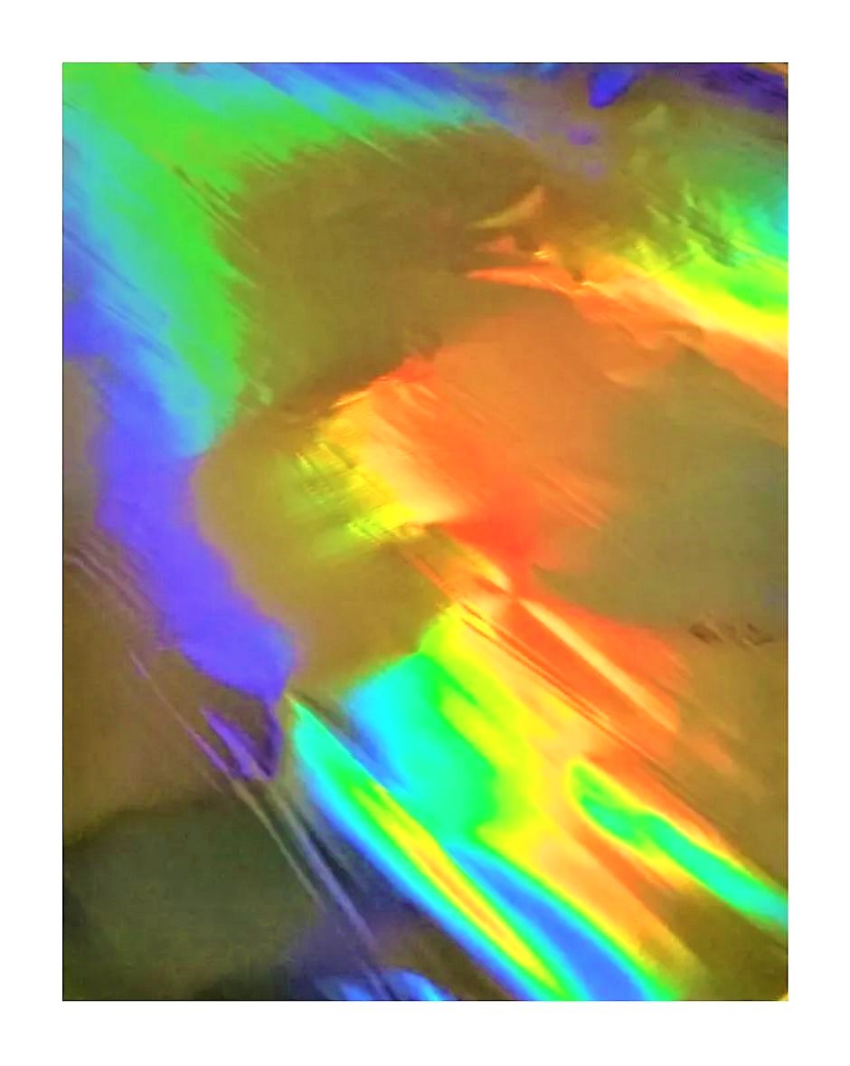 PACK X 15 Foil Hologramado Liso (Rainbow) Hoja A4 29.7 X 21 CM. Oro