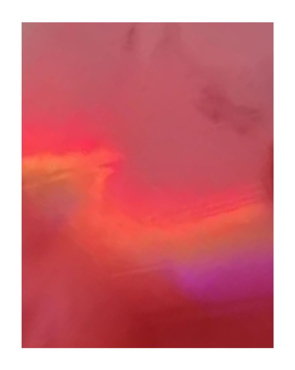 PACK X 15 Foil Hologramado Liso (Rainbow) Hoja A4 29.7 X 21 CM. Rojo