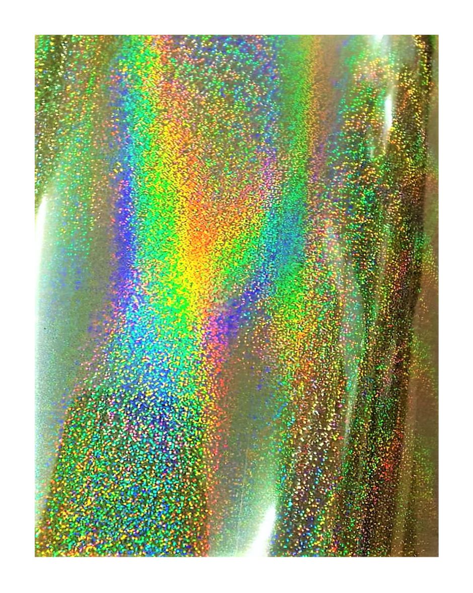 PACK X 15 Foil Hologramado Tramado Hoja A4 29.7 X 21 CM. Micropuntos Oro