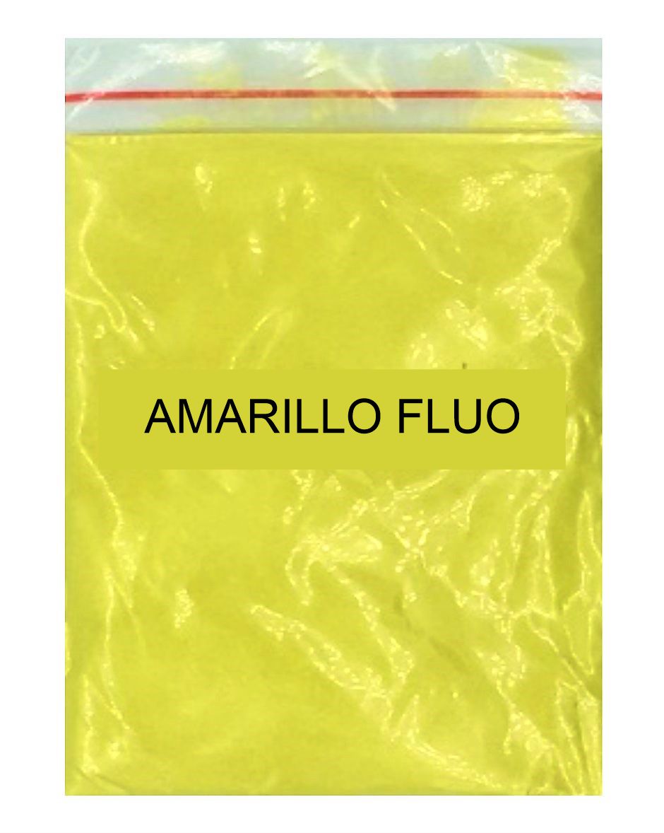 Pigmento Fluorescente Concentrado Bolsa X 10 Grs. Amarillo Green Yellow