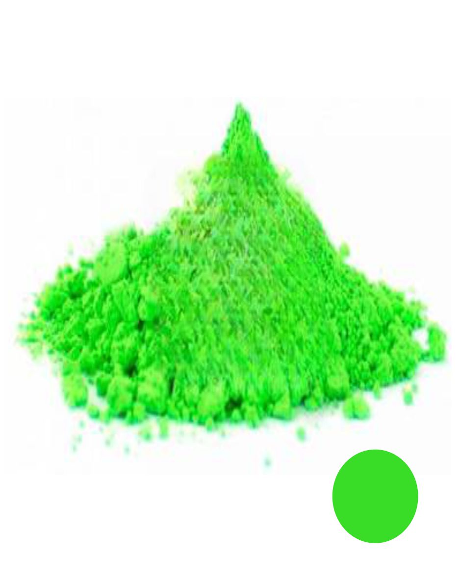Pigmento Fluorescente Concentrado Bolsa X 10 Grs. Verde Green