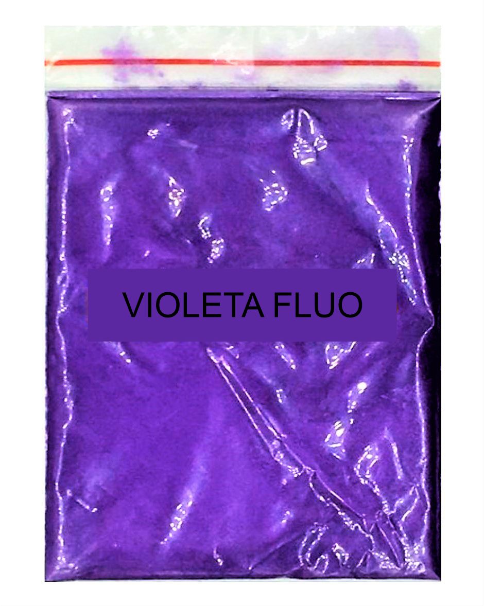 Pigmento Fluorescente Concentrado Bolsa X 10 Grs. Violeta Purple