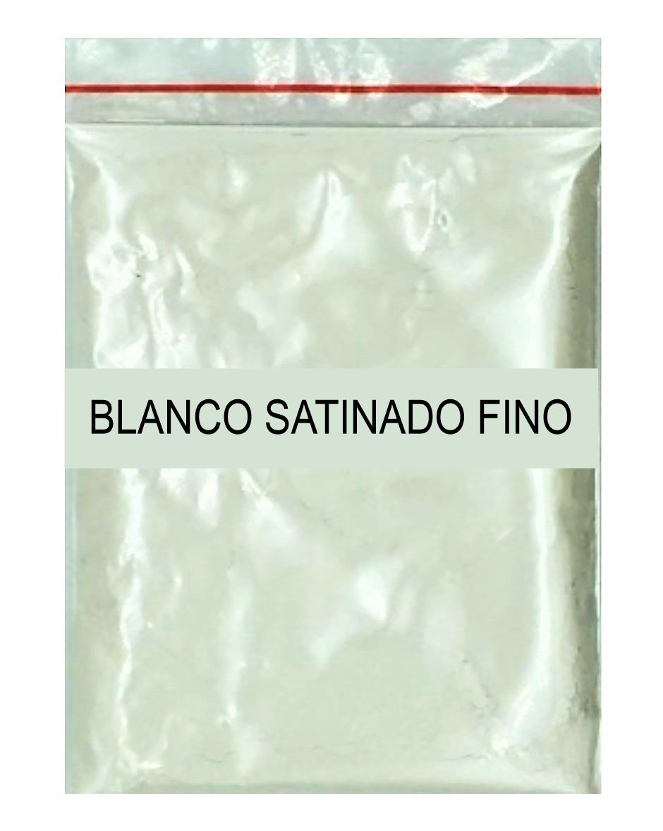 Pigmento Perlado Concentrado Bolsa X 10 Grs. Blanco Satinado Fino Fine Satin Withe