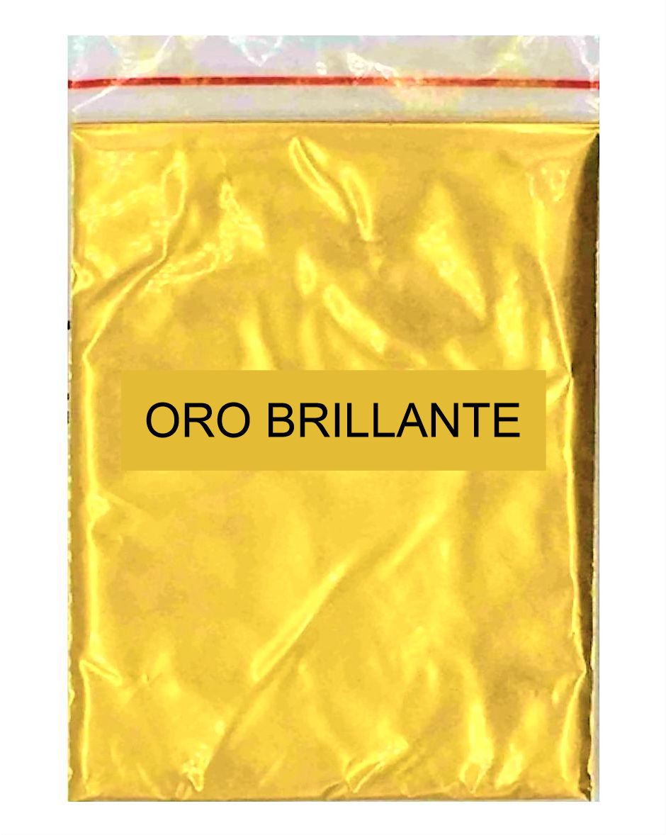 Pigmento Perlado Concentrado Bolsa X 10 Grs. Oro Brillante Shimmer Gold