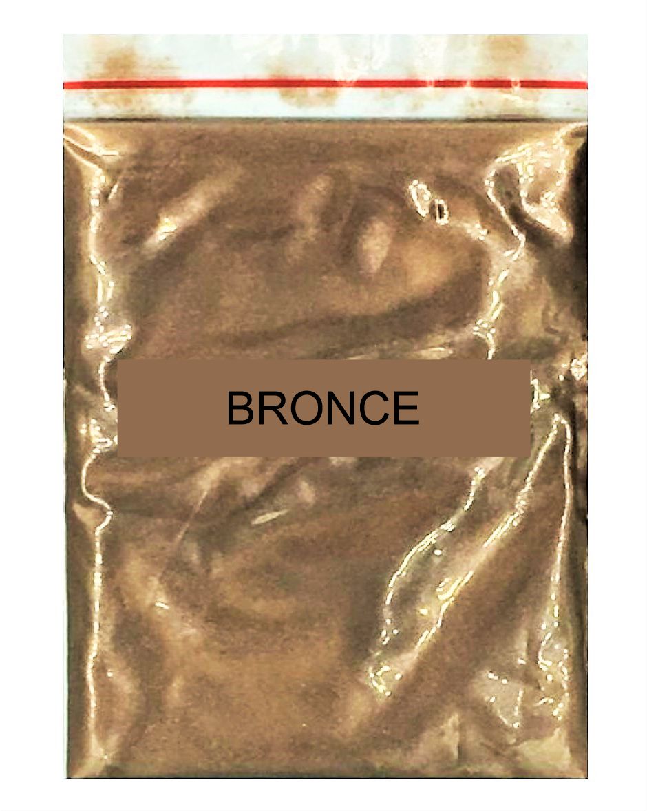 Pigmento Perlado Concentrado Bolsa X 10 Grs. Bronce Bronze
