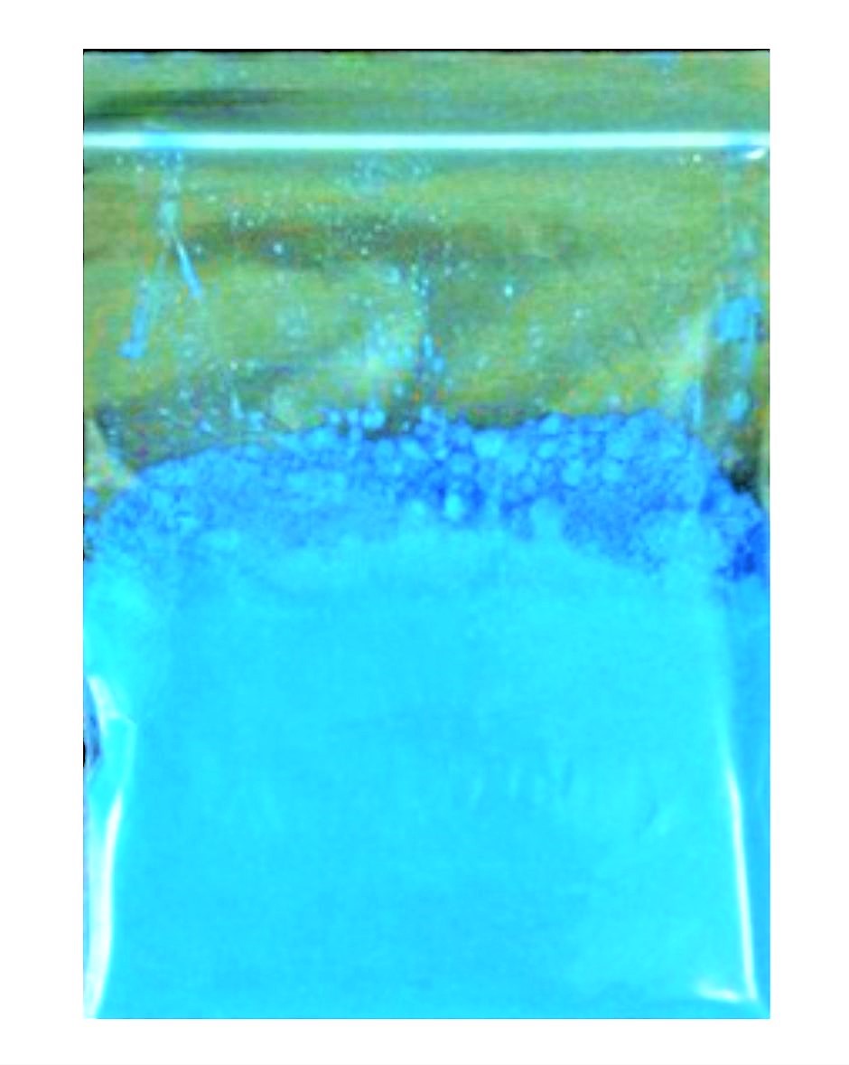 Pigmento Fosforescente Concentrado Bolsa X 10 Grs. Celeste