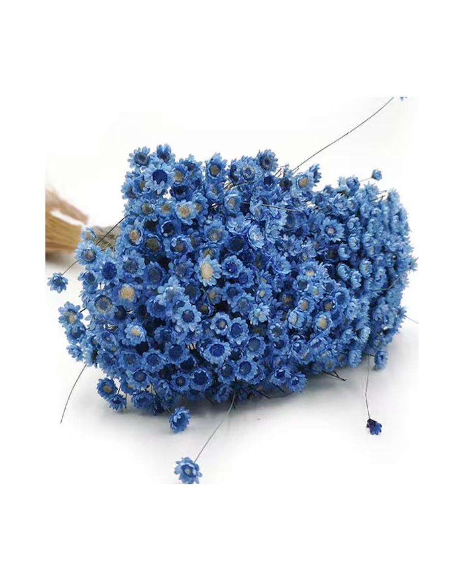 Flores Diamantina Ramo 100/150 Un. Azul Claro