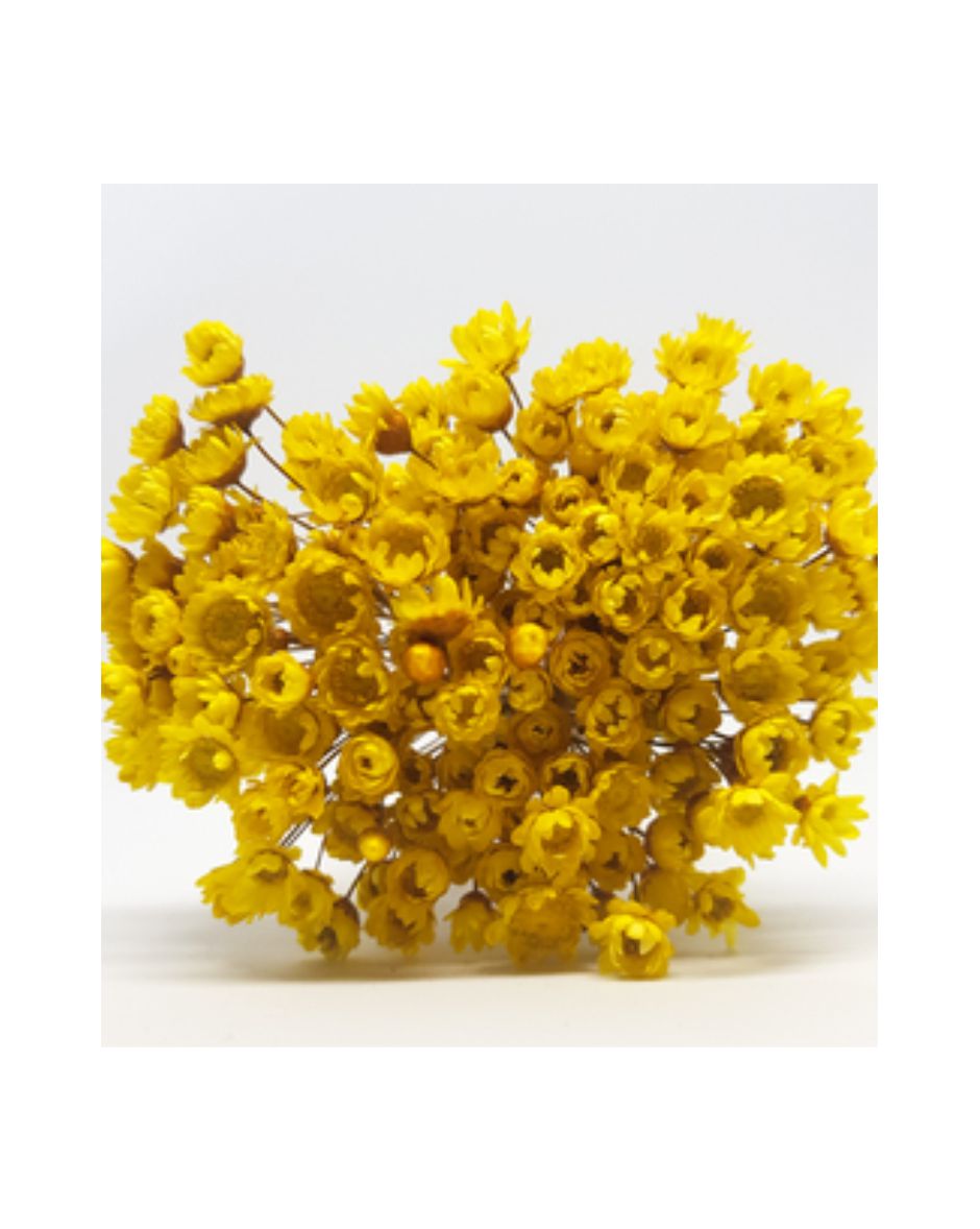 Flores Diamantina Ramo 100/150 Un. Amarillo