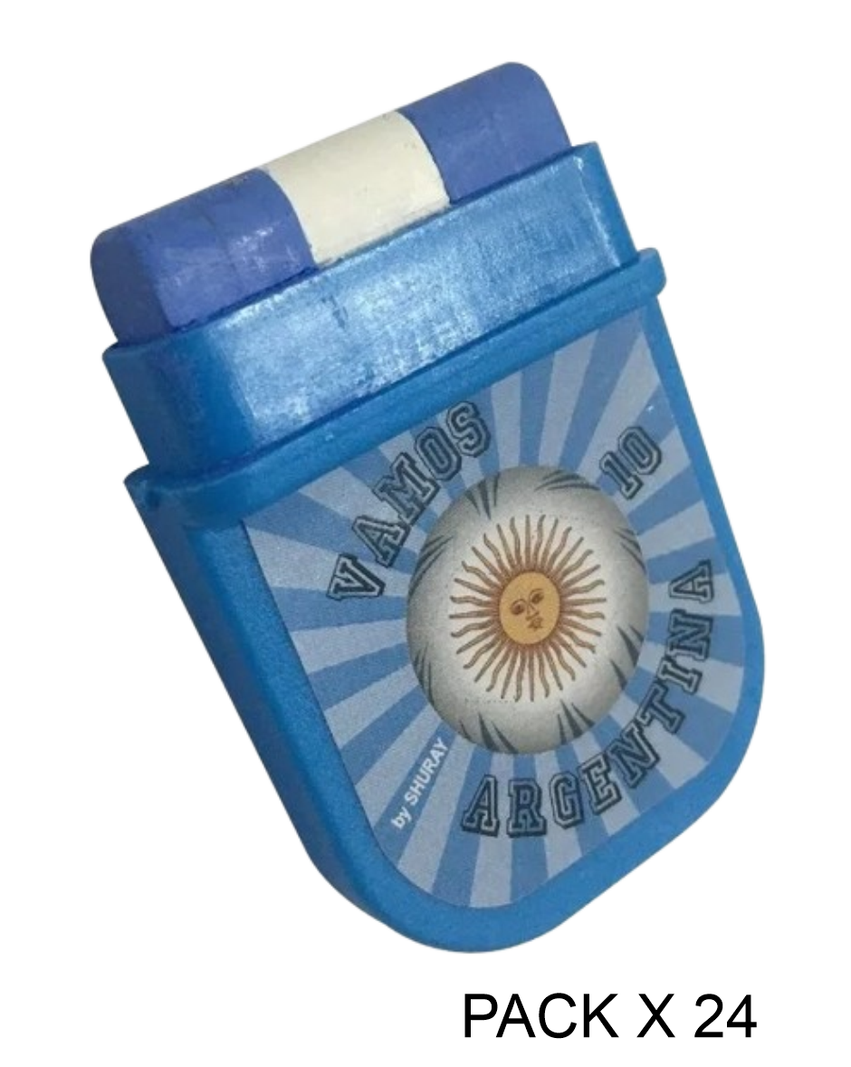 PACK X 24 MAQUILLAJE ARGENTINA PARA LA CARA EN BARRA 3 FRANJAS