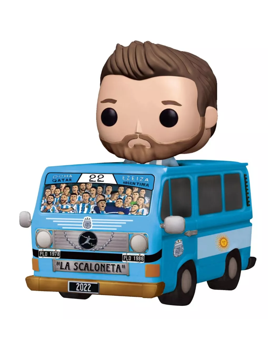 PACK X 2 SCALONETA CON MU?ECO DE MESSI FUNKO