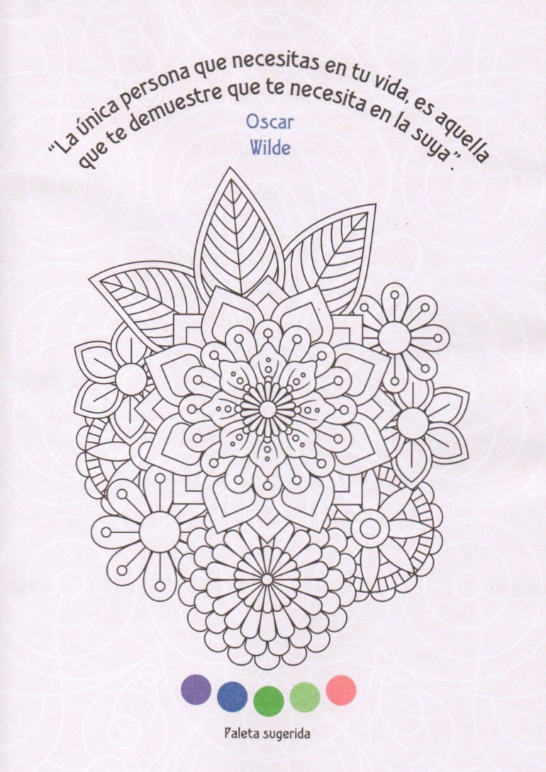 PACK X 2 LIBROS pintar Mandalas mindfulness a color 16 Paginas formato 20 x 28 cm.