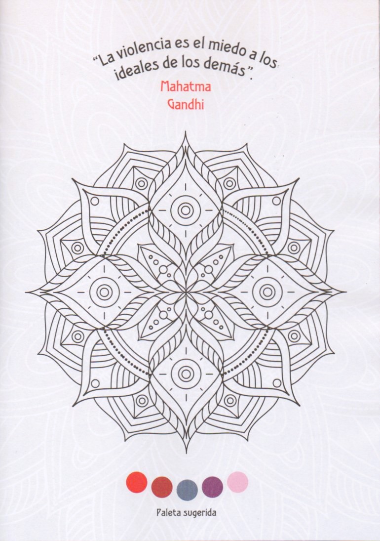 PACK X 2 LIBROS pintar Mandalas Benditos a color 32 Paginas formato 20 x 28 cm.