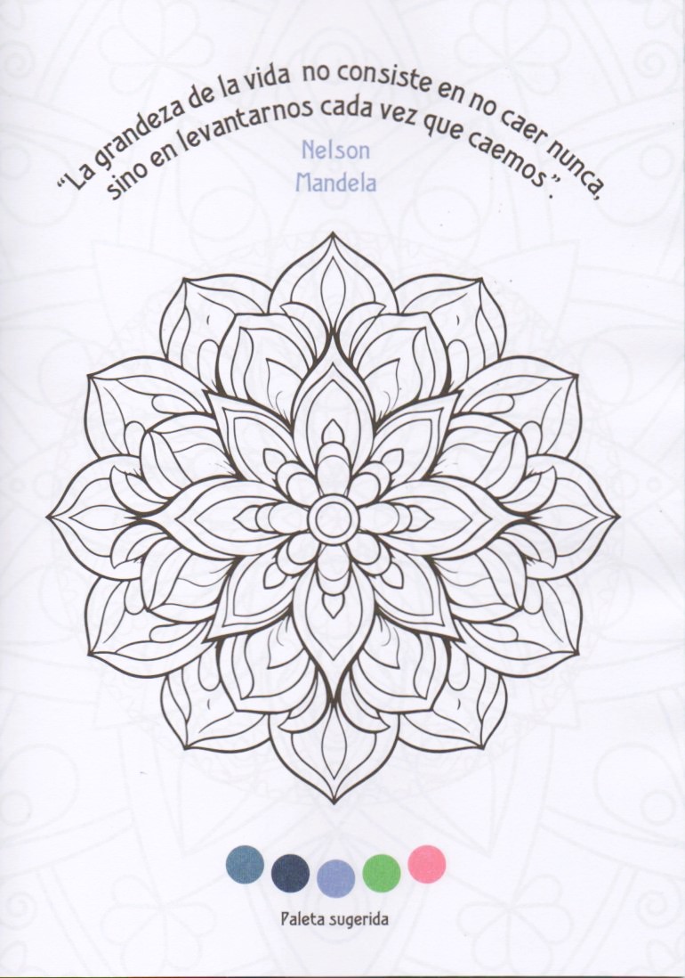 PACK X 2 LIBROS pintar Mandalas Sagrados a color 32 Paginas formato 20 x 28 cm.