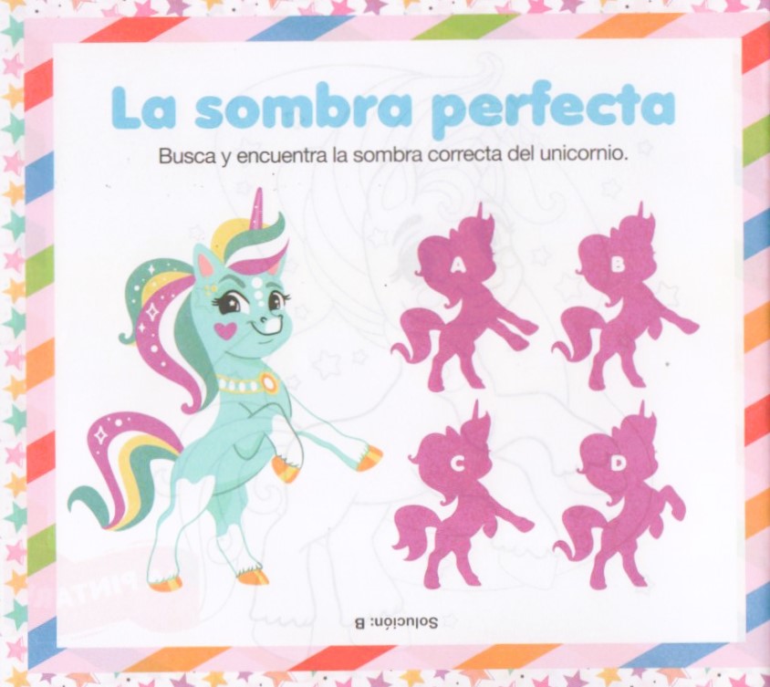 PACK X 2 LIBROS pintar a jugar con amigos Unicornios con stickers 48 Paginas formato 20 x 23 cm.