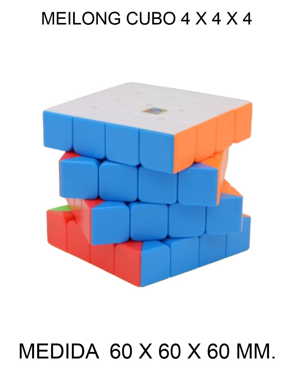 CUBO DE RUBIK O MAGICO MEILONG 4 X 4 X 4 MOYU 50 X 50 X 50 MM. 