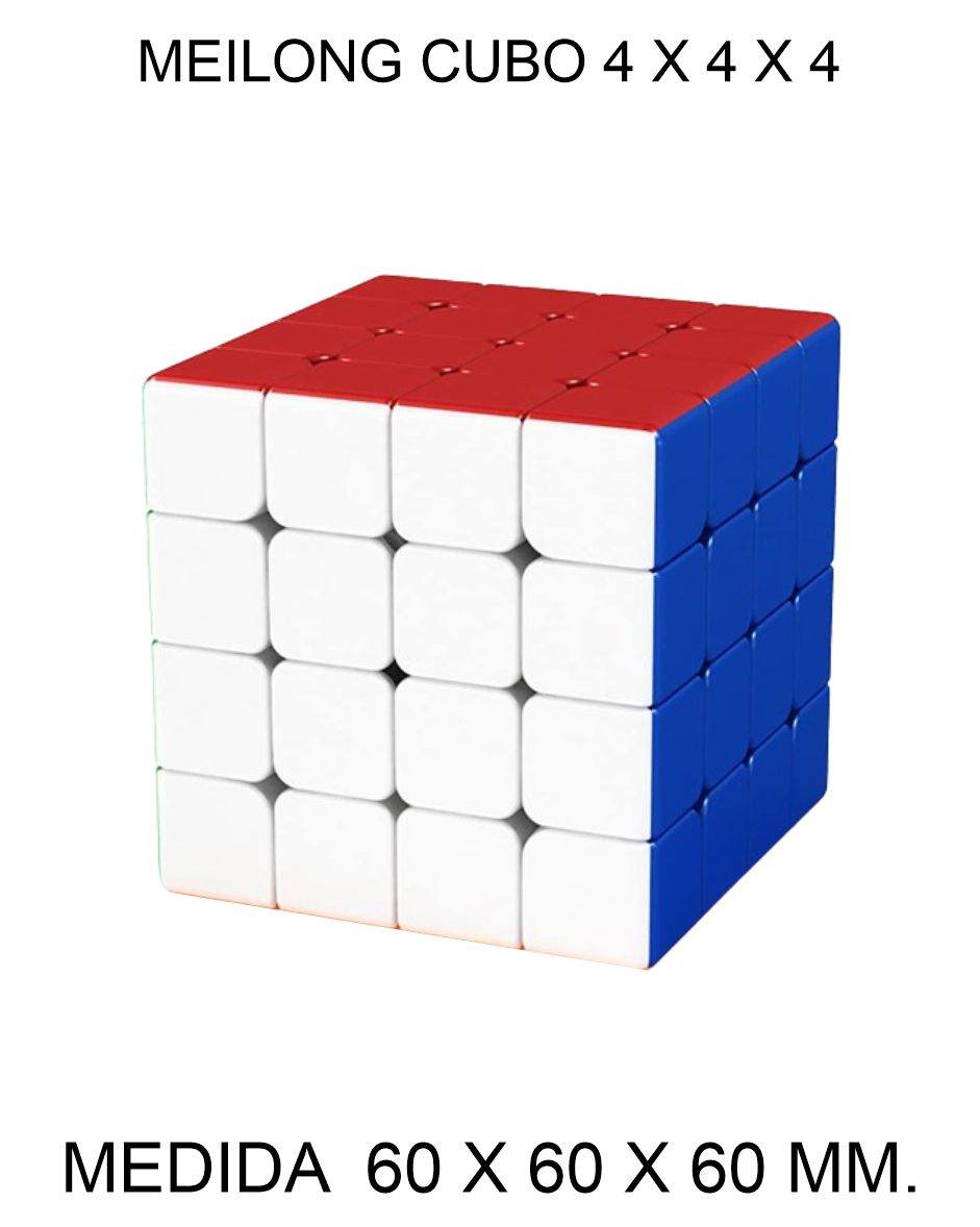 CUBO DE RUBIK O MAGICO MEILONG 4 X 4 X 4 MOYU 50 X 50 X 50 MM. 