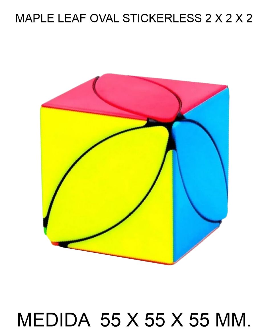 CUBO DE RUBIK O MAGICO FANXIN 2 X 2 X 2 MAPLE LEAF IVY STICKERLESS CUBE 55 X 55 X 55 MM. 