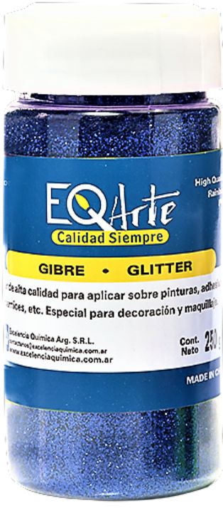  Azul   GIBRE GLITER PVC X 250 GS.   