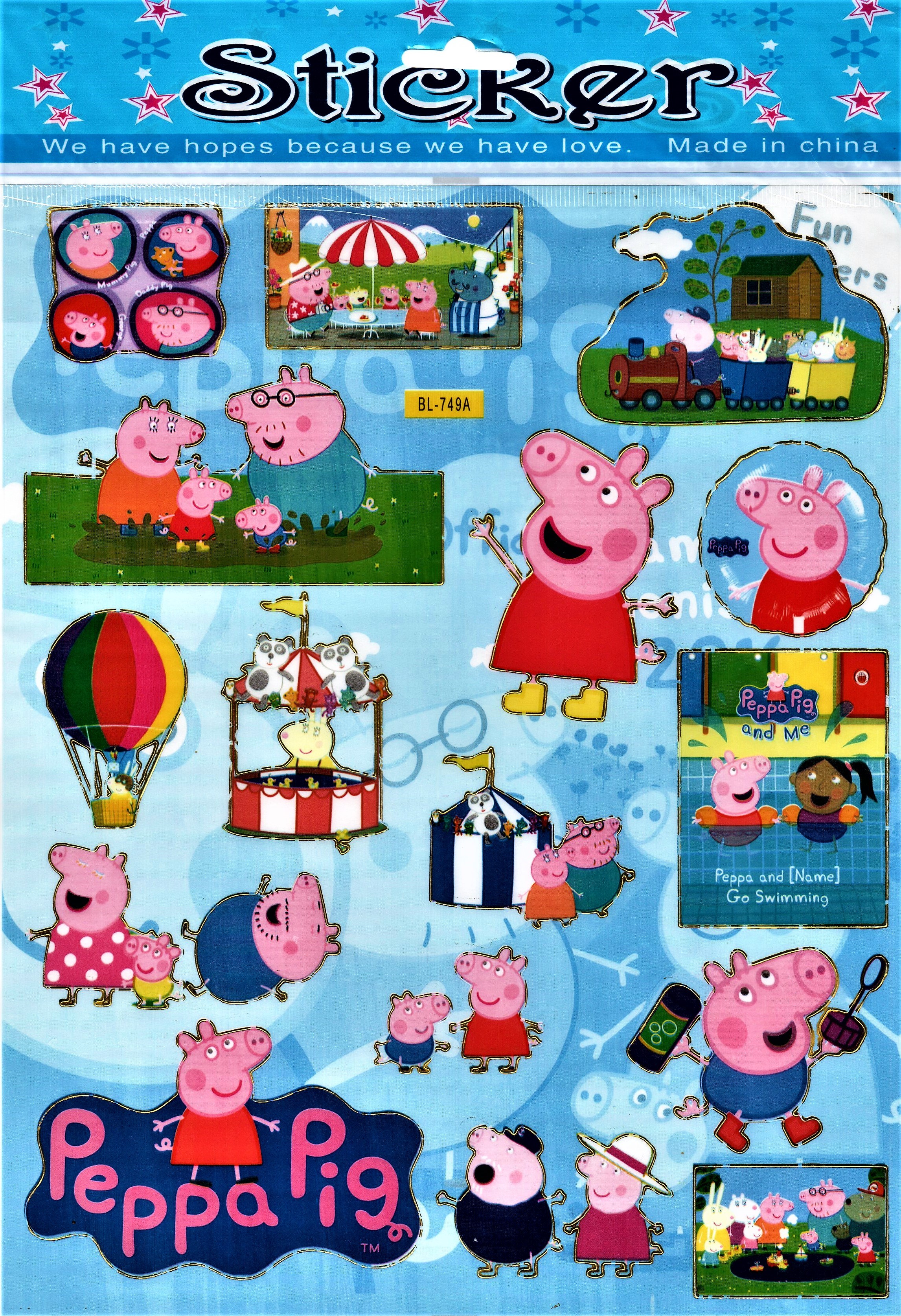 Stickers Peppa Pig Infantiles